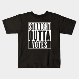 Straight Outta Votes Kids T-Shirt